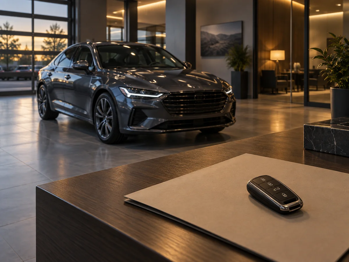 Vehicle repurchase documents, keys and repair orders