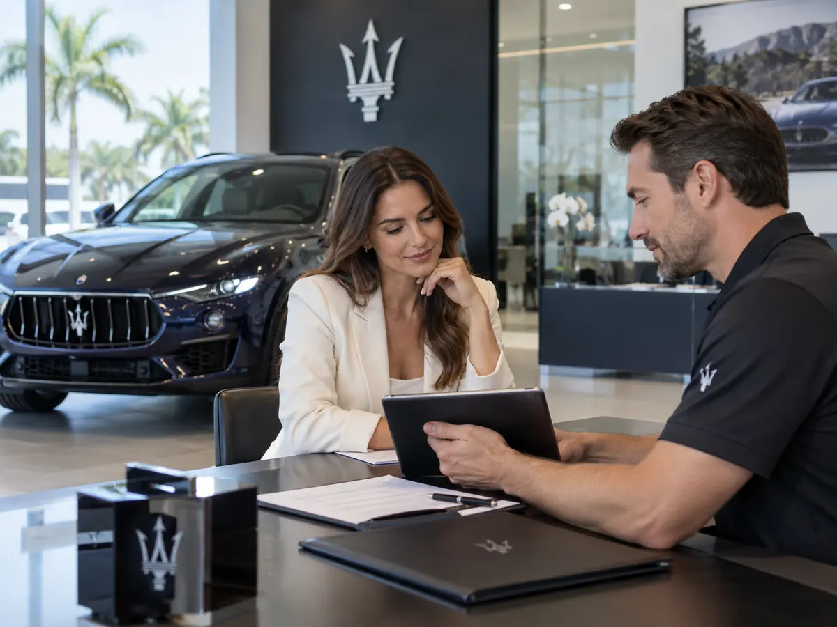 Maserati repurchase paperwork and repair records
