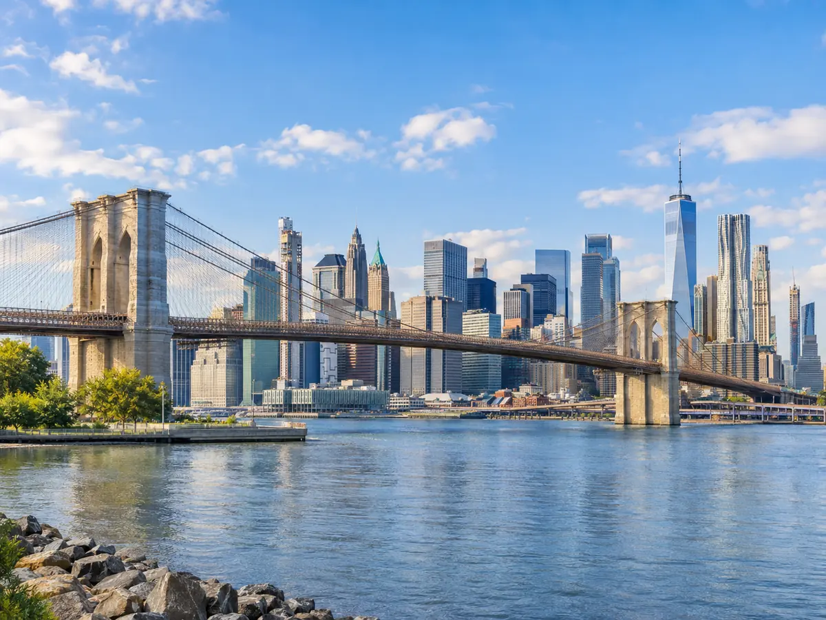 New York City skyline and waterfront