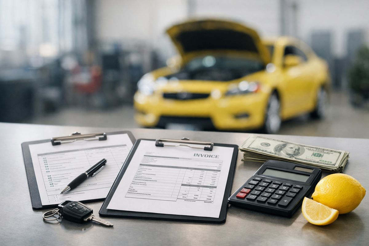 Repair Orders and Invoices: Why They Matter in Lemon Law