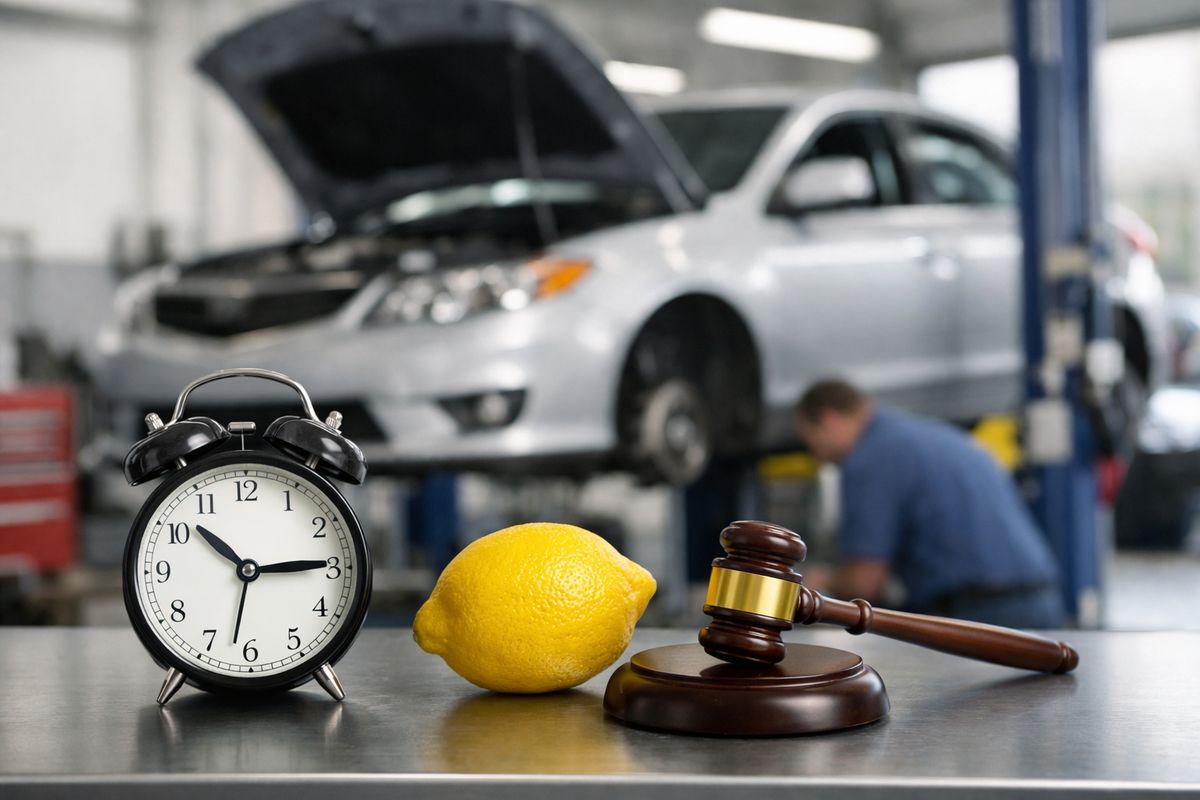 Car in the Shop Too Long? Lemon Law May Help